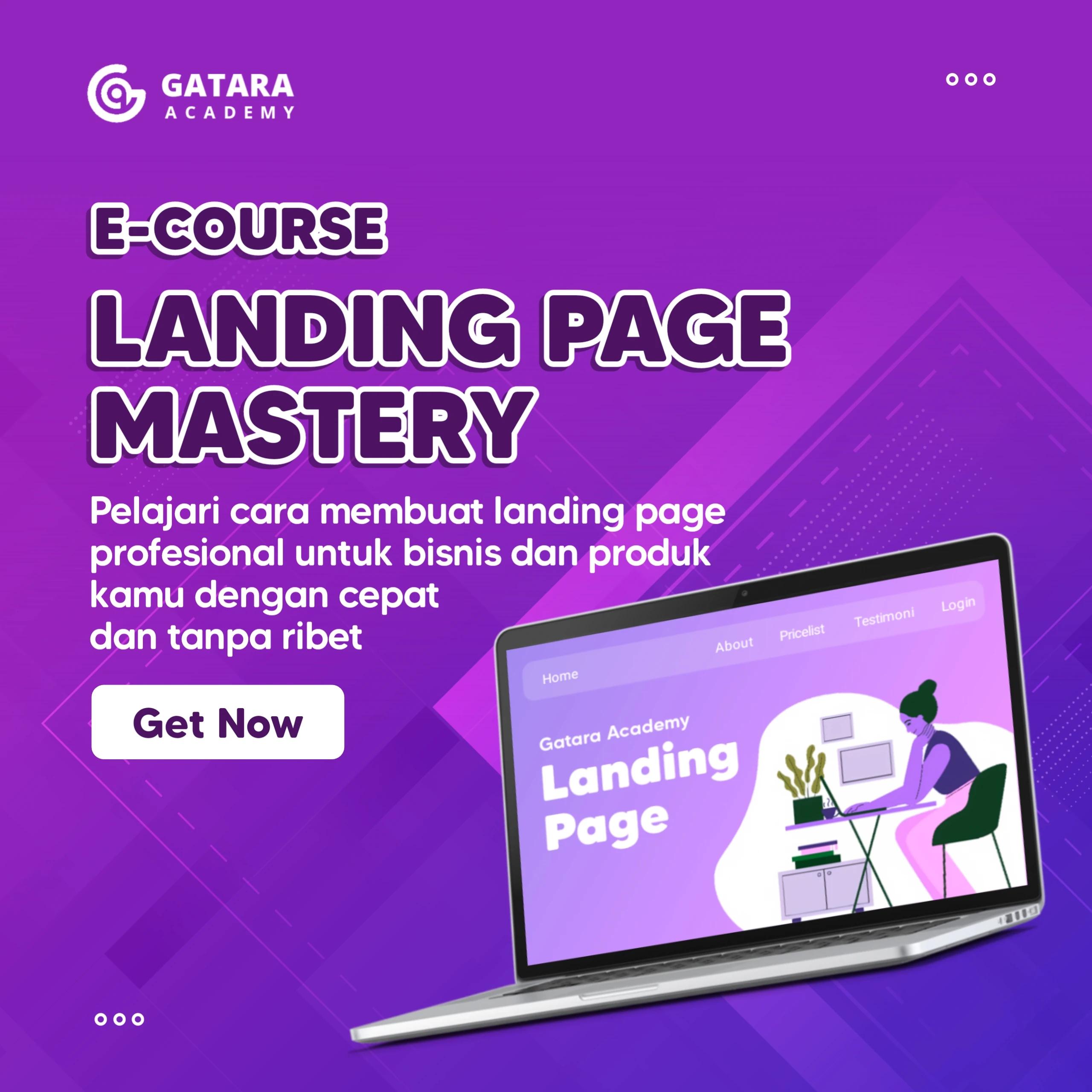 E-Course Landing Page Mastery